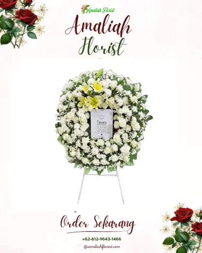 Krans Bunga Duka Cita di Gunungleutik